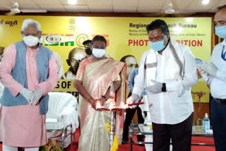 Governor Draupadi Murmu inaugurated the 75th Amrut Mahotsav of independence in khunti