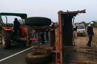 two farmer died in accident on amravati nagpur highway
