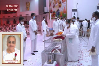 Head of Brahma Kumaris Sansthan will be cremated today in Shantivan