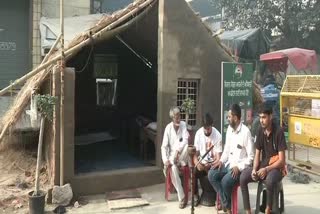 Farmers' protest: Kisan Social Army constructs permanent shelters at Tikri border