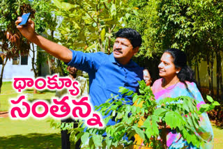 mlc kavitha green challenge on her birthday