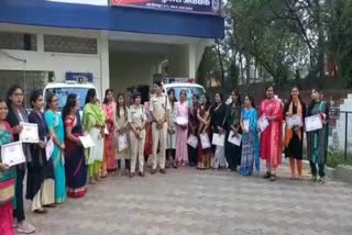 Bilaspur Police is conducting awareness campaign for women