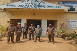 a hunter arrested in mayurbhanj