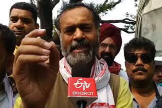 yogendra yadav statement on bjp 'vote ka chot to bjp'