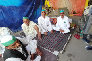 farmer protesting against farm law on ghazipur border