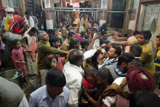 Crowd of devotees in Jhalawar, Shani Amavasya in Kamkheda