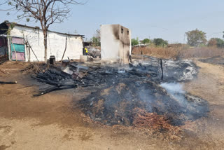 Five houses were gutted in a fir