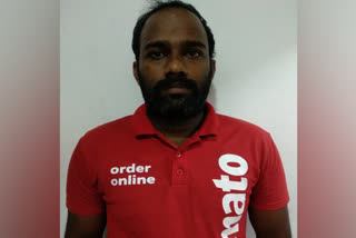 zomato delivery man  assaulting woman  സൊമാറ്റോ ഡെലിവറി ബോയ്‌  യുവതിയെ ആക്രമിച്ച സംഭവം