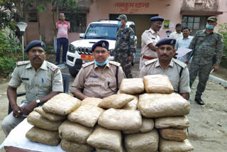 31 kg ganja recovered during vehicle checking in Ranchi