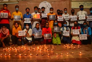 ABVP workers paid tribute to the martyrs