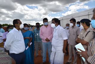 Minister Murthy inspects