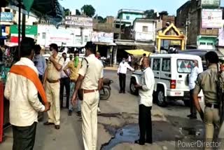 Administration removed Political hoardings and posters