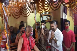 chirag paswan reached patan devi temple on his birthday