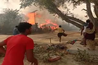 25 houses burnt due to fire in Muzaffarpur