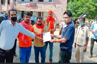 Shiv Sena submitted memorandum