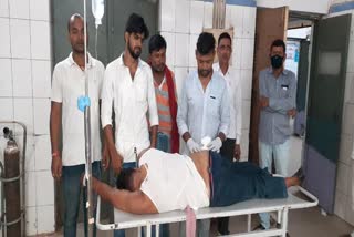  a young man shoot and injured  in a land dispute in Bhojpur