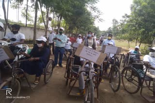 tricycle race organized for voter awareness