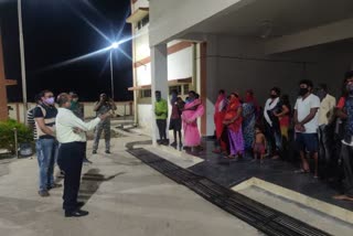 Divisional commissioner inspected the center