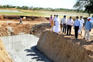 Tanjore collecter inspect kudimaramathu works 