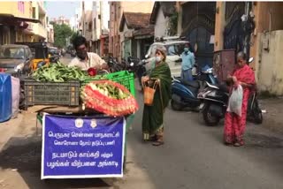 Vegetable sale by 1236 vehicles in Chennai!