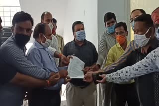 Clerk association submitted memorandum regarding action on Tehsildar