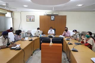 Collector take review meeting on malnutrition