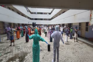 Yoga practice for coronavirus patients