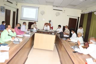 Several departments met under the chairmanship of IG