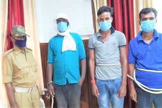 police arrested four criminals