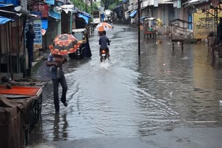  flood situation in mahad due to heavy rain at raigad