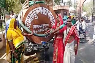 bikaner news, kinnar transported water