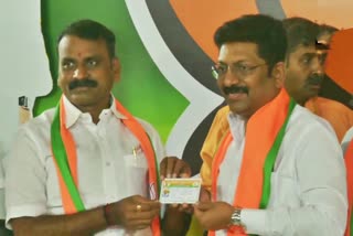 DMK MLA Dr P Saravanan joins BJP in Chennai