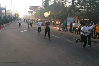 Marathon run in Singrauli,