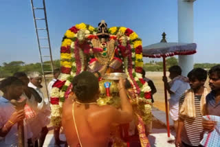 sri lakshmi venkateshwara swami bramosthavalu in kodangal