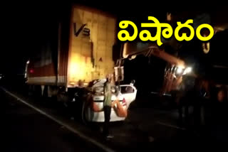 accident on outer ring road at shamirpet in medchal district