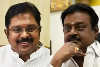 Tamil Nadu polls: TTV joined hands with Vijayakanth