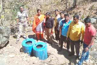 5800 litre-spirit destroyed by police in tirupattur