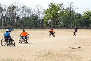 wheelchair cricket tournament is being organized in korba