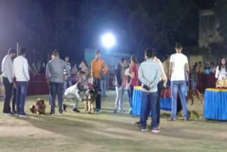 Dog show organized in Dhanbad