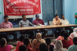 Bihar medical and public health staff meeting