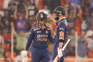 virat kohli encourage ishan kishan to raise bat after scoring fifty against england