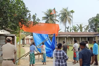 ৰূপহীহাটত বিজেপিৰ নিৰ্বাচনী কাৰ্যালয় উচ্ছেদ প্ৰশাসনৰ