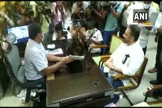 Kamal Haasan files his nomination