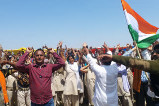 Demonstration of home guard jawans continues on 8th day in Ranchi