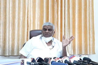 Former Minister HD Revanna Press Meet in Bangalore