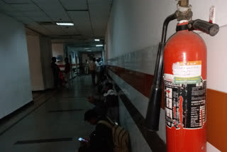 Fire cylinders expired Khanpur College Gohana