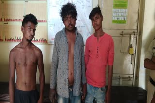 Three robbery accused arrested in korba