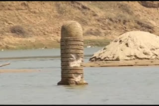 Shivling unearthed in river in Odisha