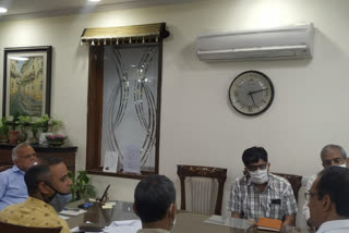 Chief Secretary Niranjan Arya, Ayushman Bharat Scheme Review Meeting