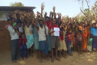 Villagers hold protest against water shortage